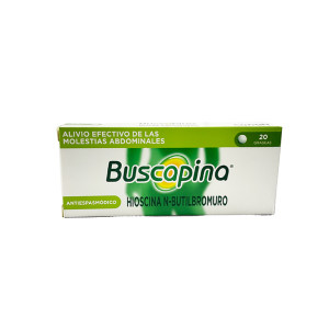 BUSCAPINA ANTIESPASMÒDICO 10 MG CAJA X 20 TABLETAS